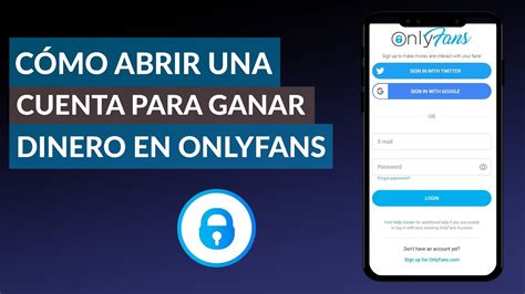 como crear cuenta onlyfans paso a paso|Crear una cuenta en OnlyFans